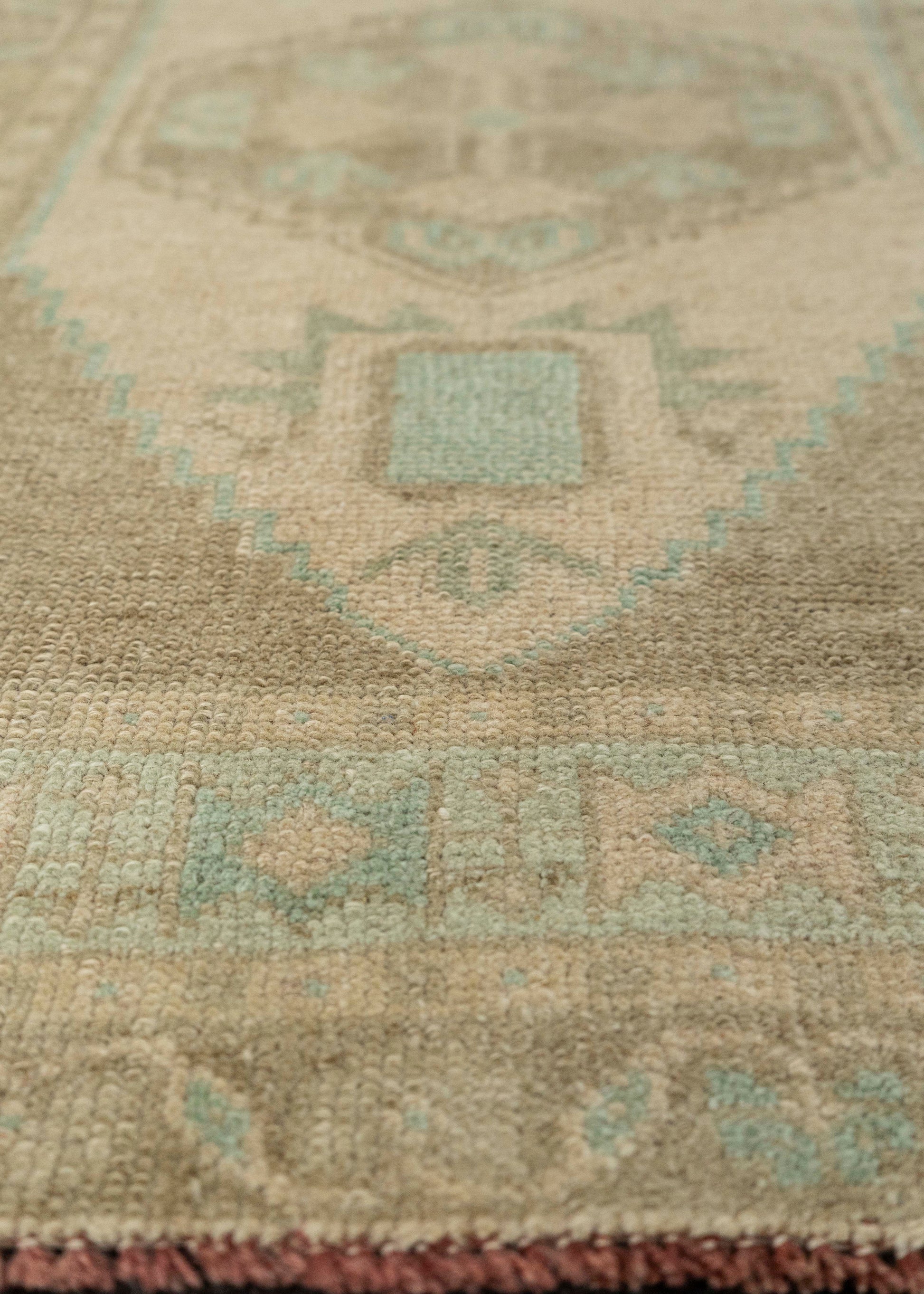 Turkish Mini Rug Oriental Hand Knotted Vintage Rug 1'9" x 3' #21087