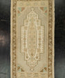 Turkish Mini Rug Oriental Hand Knotted Vintage Rug 1'8" x 3'4" #21086
