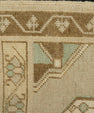 Turkish Mini Rug Oriental Hand Knotted Vintage Rug 1'8" x 3'4" #21086