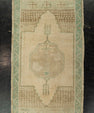 Turkish Mini Rug Oriental Hand Knotted Vintage Rug 1'7" x 2'9" #21077