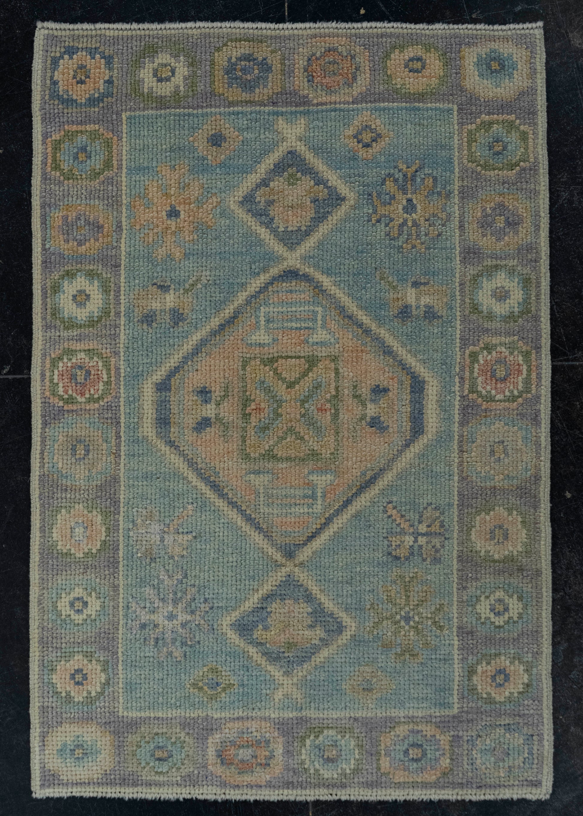 Turkish Oushak Rug 2' x 3' #19535