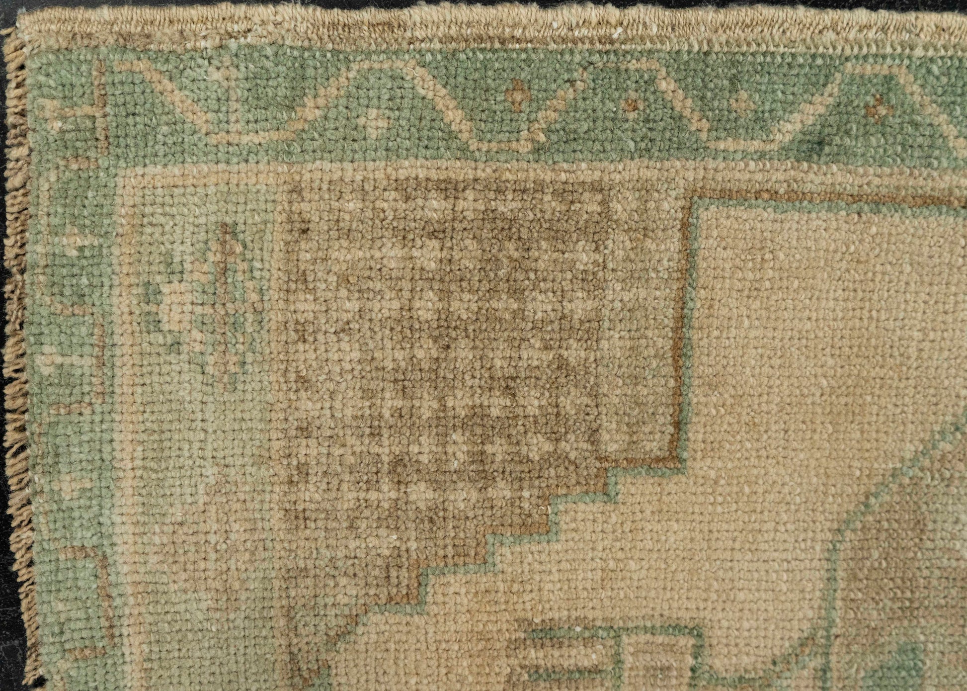 Turkish Mini Rug Oriental Hand Knotted Vintage Rug 1'7" x 2'9" #21077