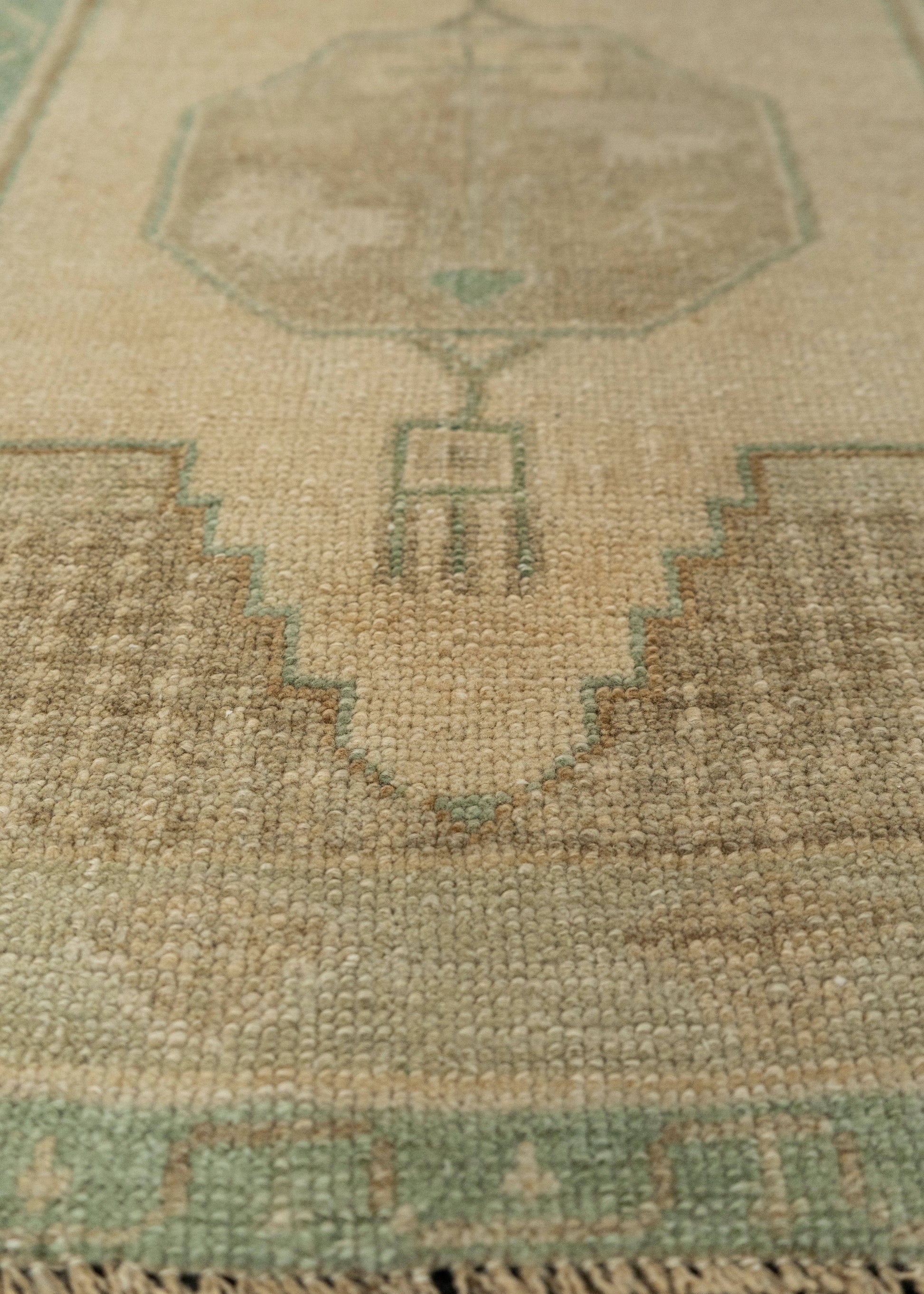 Turkish Mini Rug Oriental Hand Knotted Vintage Rug 1'7" x 2'9" #21077