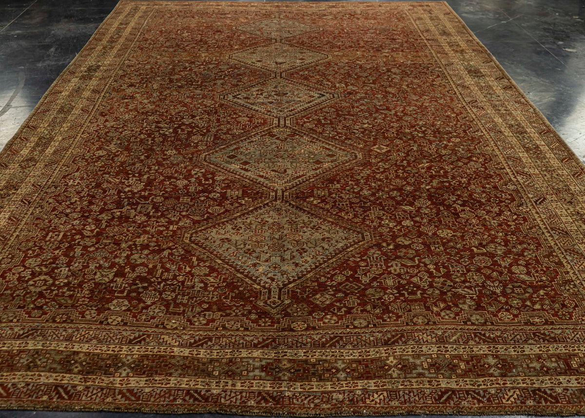 Antique Turkish Rug 8'7'' x 14' #24904
