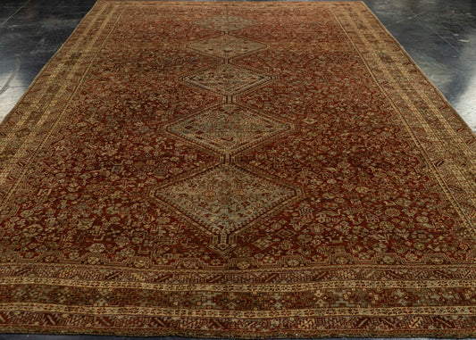 Antique Turkish Rug 8'7'' x 14' #24904
