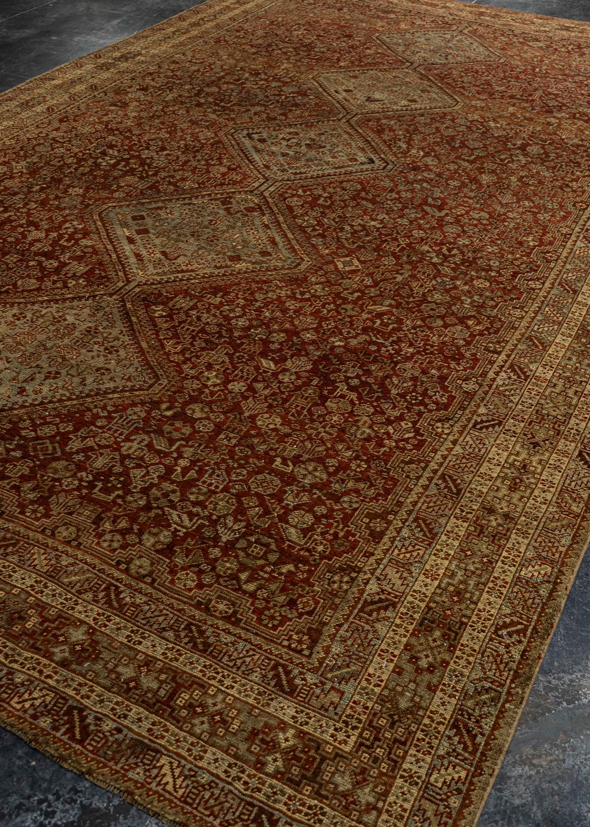 Antique Turkish Rug 8'7'' x 14' #24904