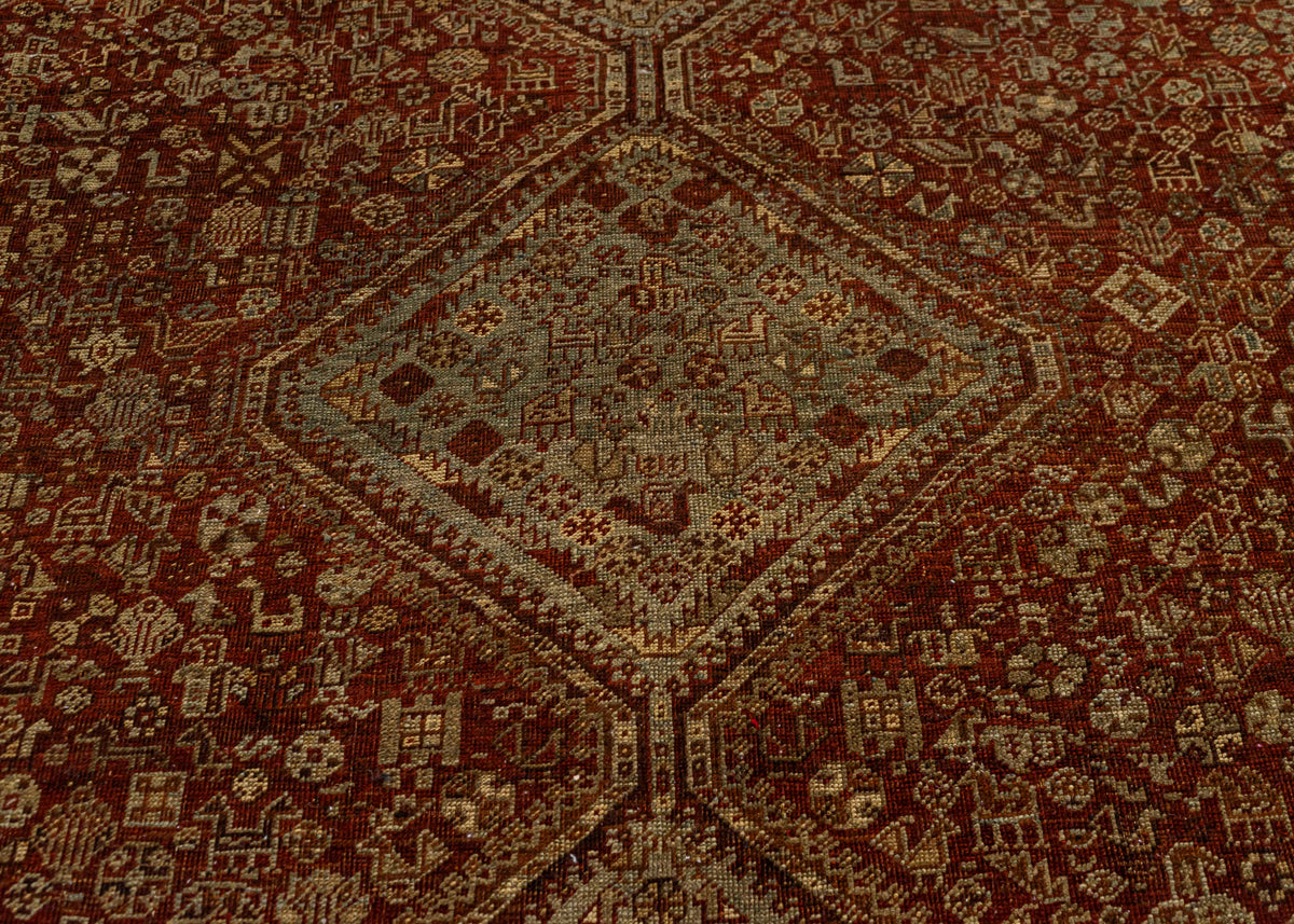 Antique Turkish Rug 8'7'' x 14' #24904