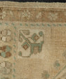 Turkish Mini Rug Oriental Hand Knotted Vintage Rug 1'10" x 3' #21091