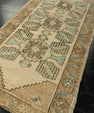 Turkish Mini Rug Oriental Hand Knotted Vintage Rug 1'8" x 3'5" #21078