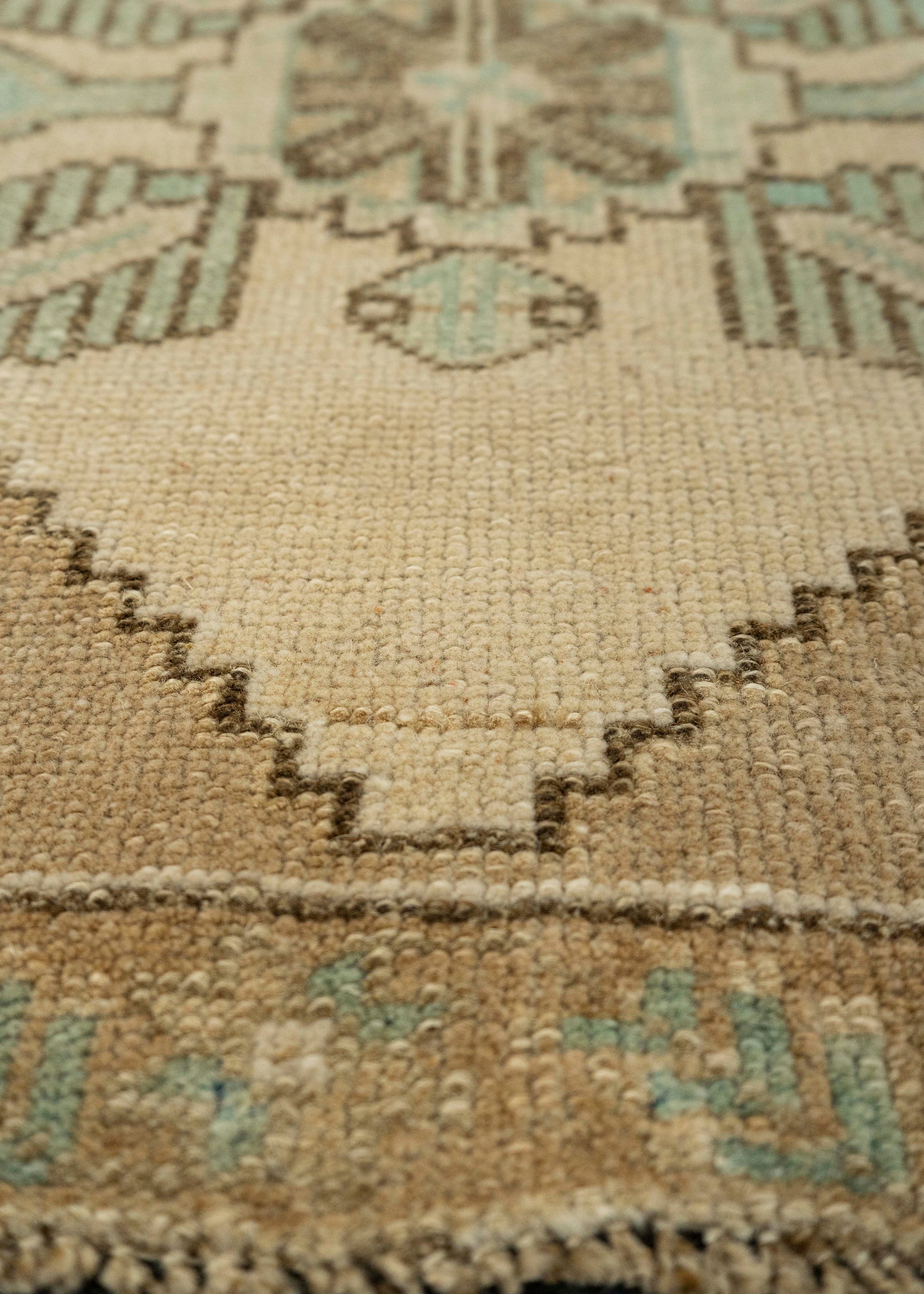 Turkish Mini Rug Oriental Hand Knotted Vintage Rug 1'8" x 3'5" #21078