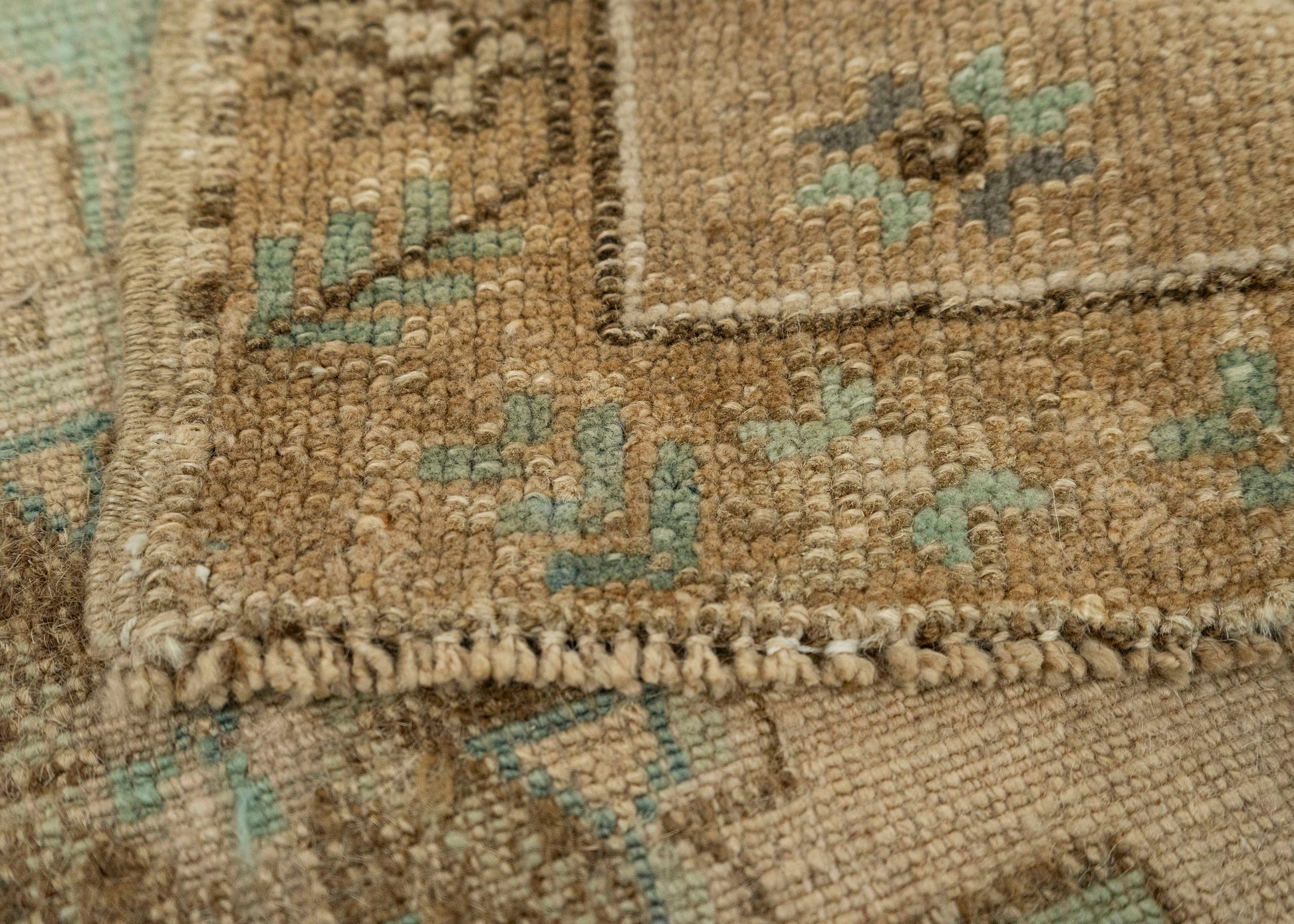 Turkish Mini Rug Oriental Hand Knotted Vintage Rug 1'8" x 3'5" #21078