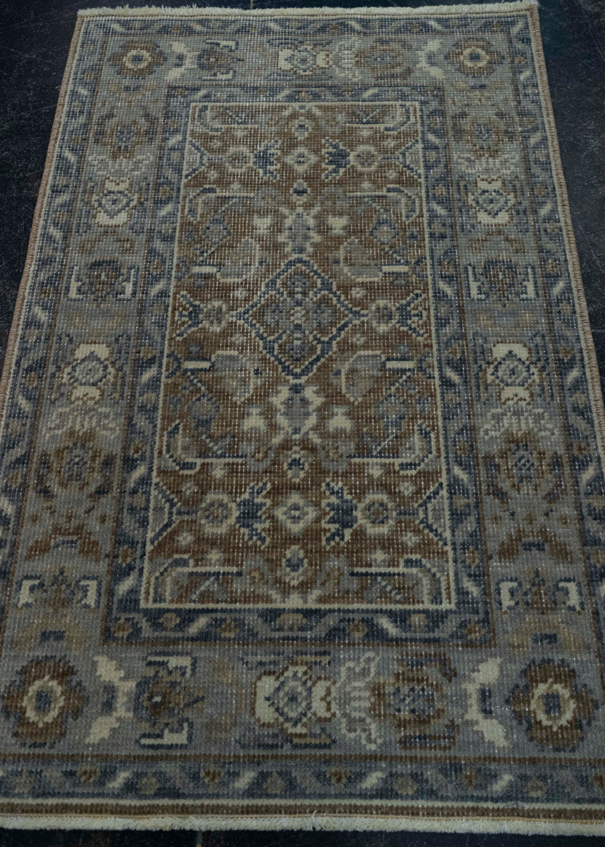 Turkish Oushak Rug 1'7" x 2'5" #20139