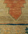 Turkish Mini Rug Oriental Hand Knotted Vintage Rug 1'5" x 3'8" #21150