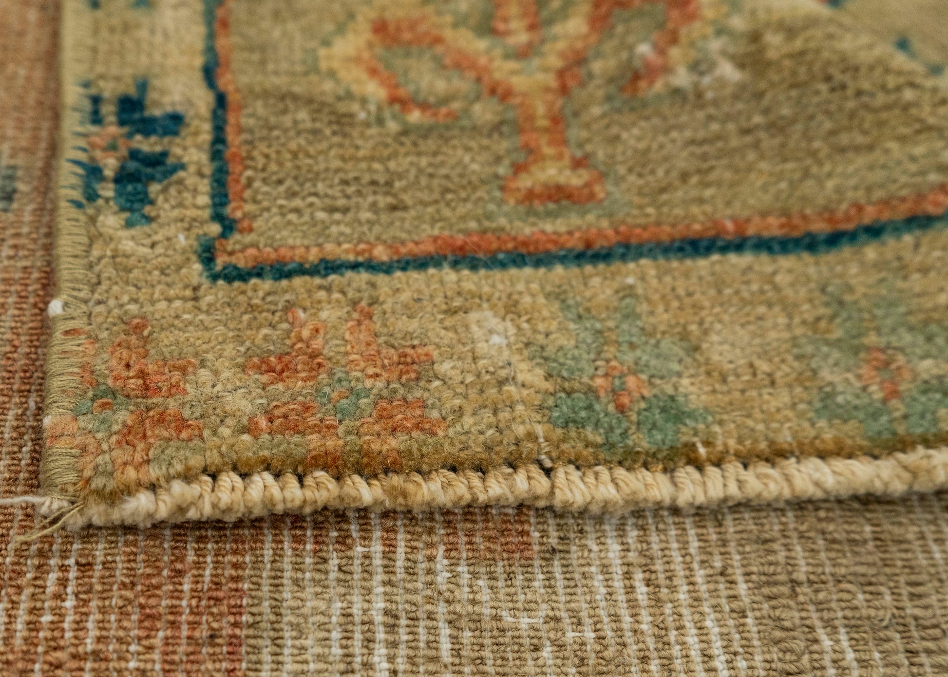 Turkish Mini Rug Oriental Hand Knotted Vintage Rug 1'5" x 3'8" #21150