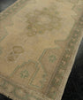 Turkish Mini Rug Oriental Hand Knotted Vintage Rug 1'8" x 3'1" #21083
