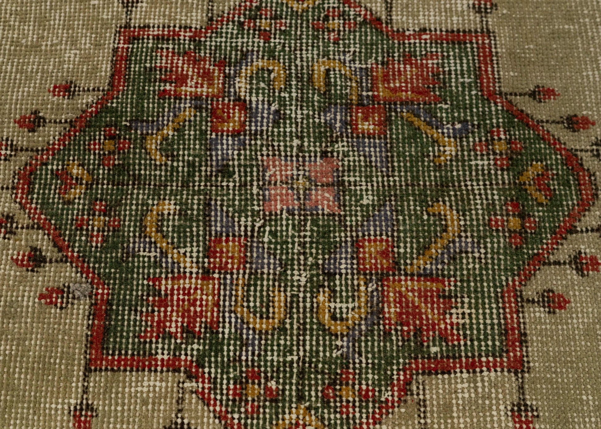 Turkish Mini Rug Oriental Hand Knotted Vintage Rug 2'3" x 3'6" #21107
