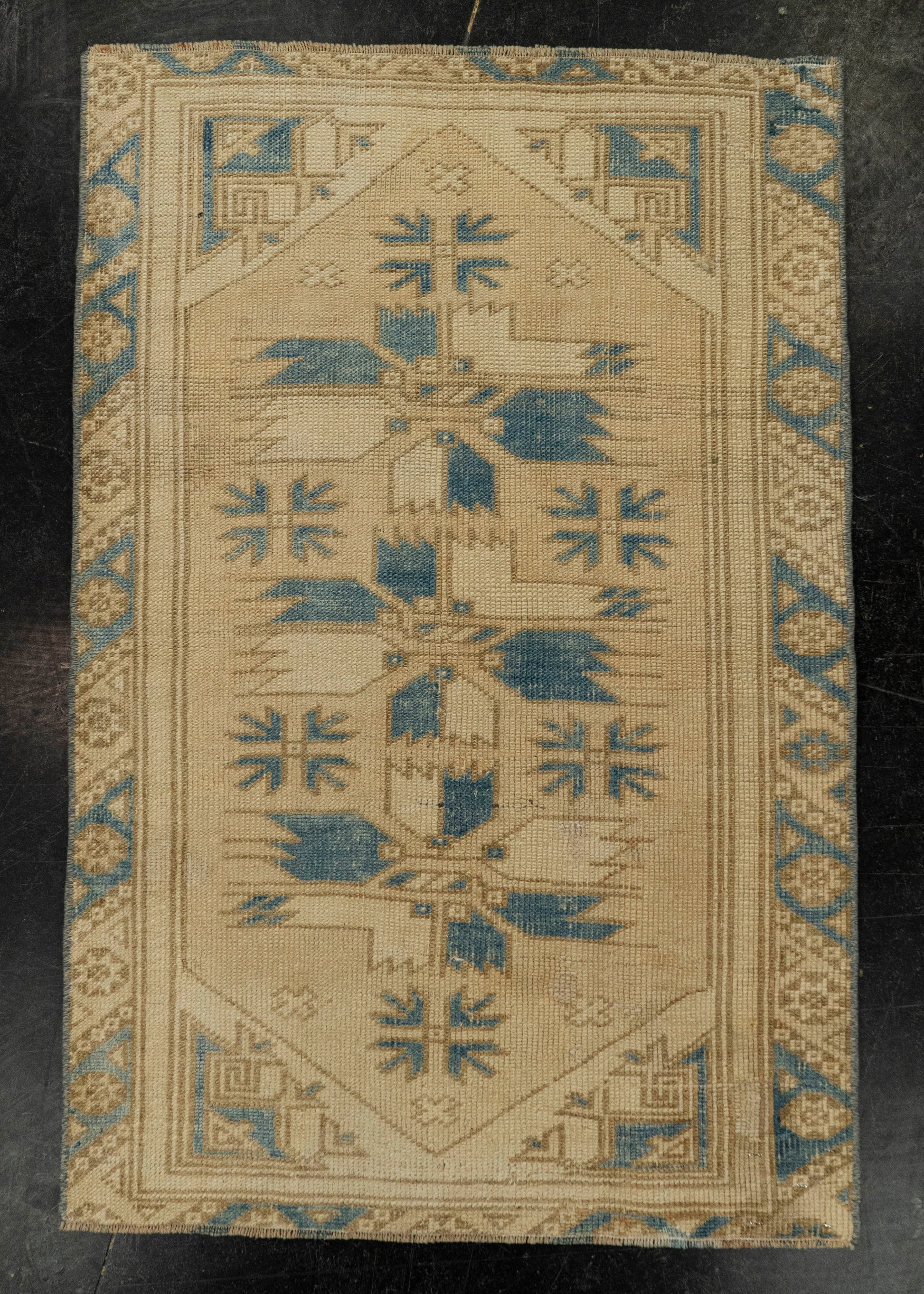 Oriental Handmade Vintage Rug 3'4" x 3'6" #21109