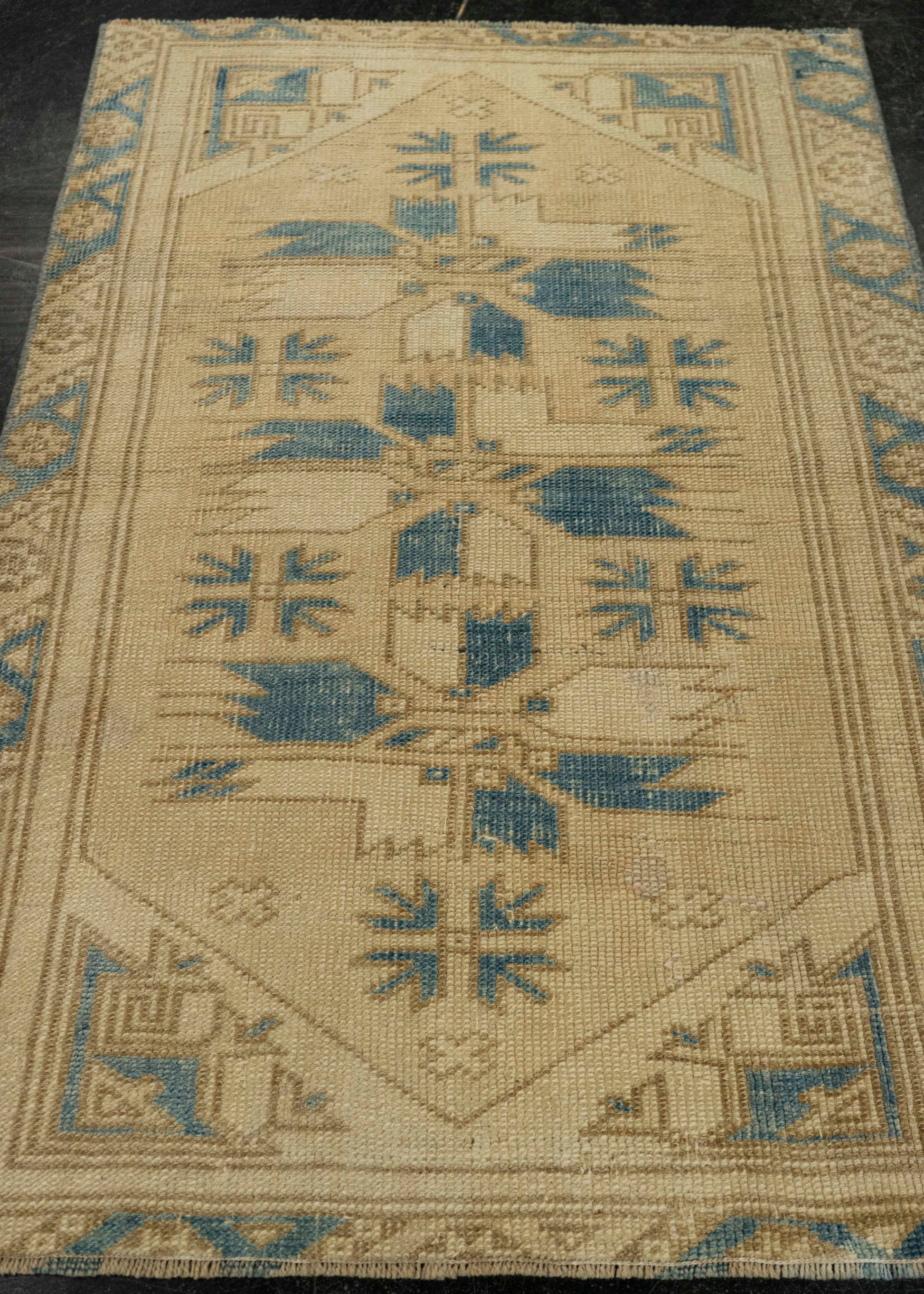Oriental Handmade Vintage Rug 3'4" x 3'6" #21109