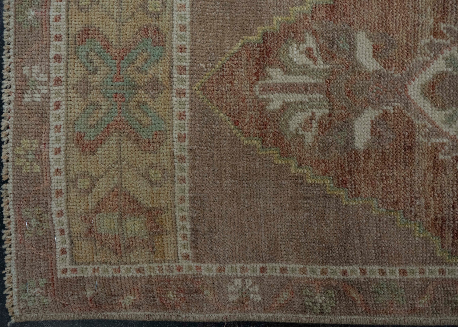 Turkish Mini Rug Oriental Hand Knotted Vintage Rug 1'5" x 3'10" #20635
