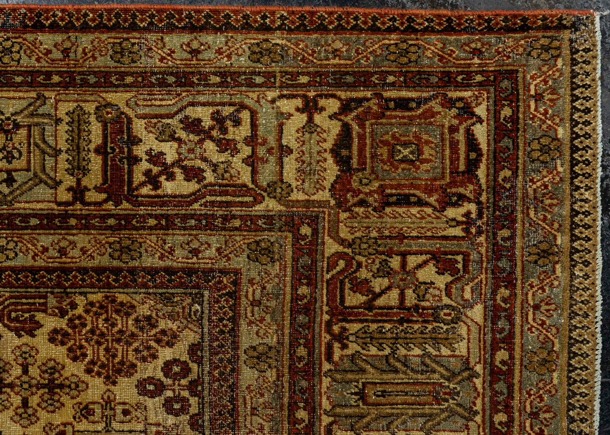 Antique Turkish Rug 8'8'' x 11'9'' #24898