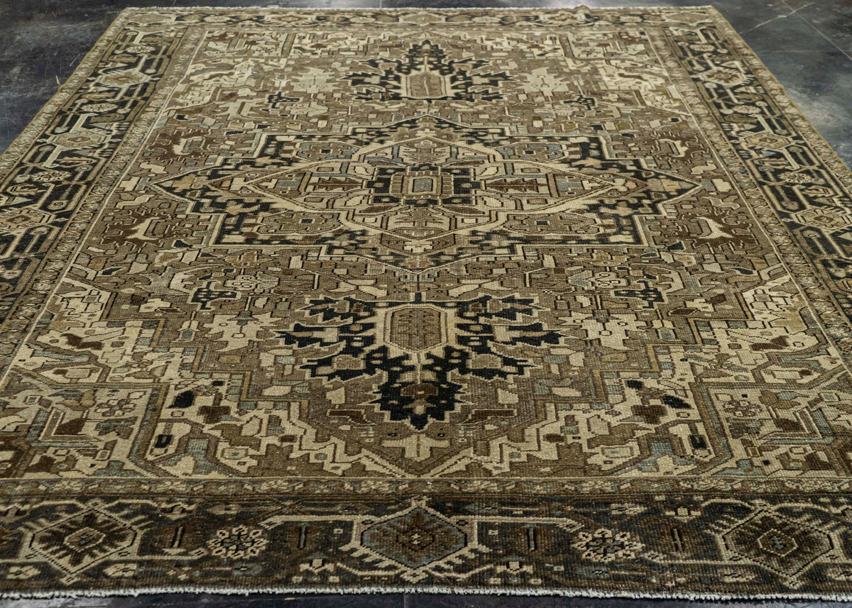 Antique Turkish Rug 8'6'' x 11' #12112