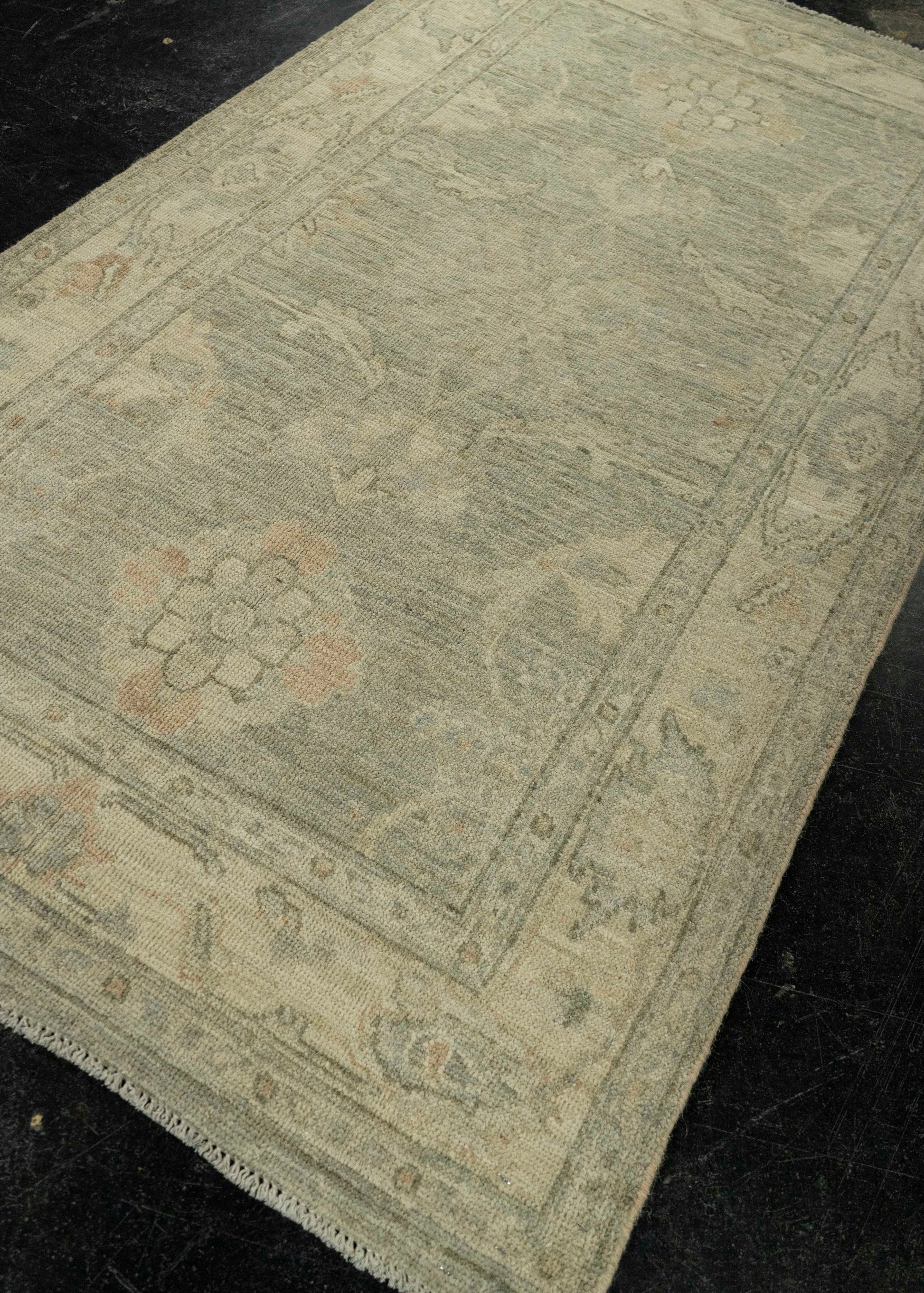 Oushak Rug 3'1" x 5'3" #21358