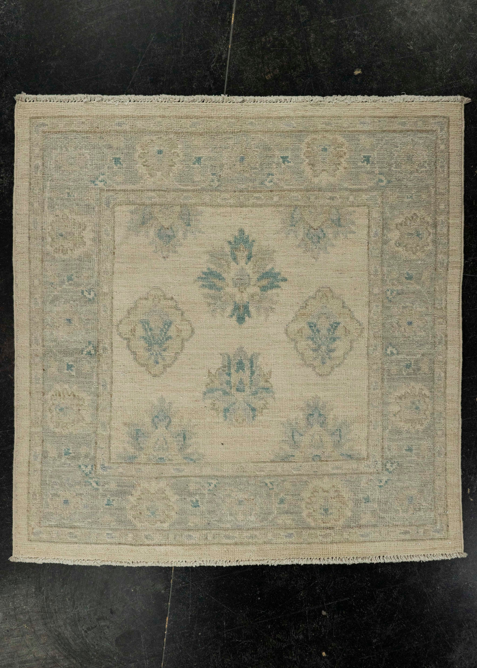 Oushak Square Rug 2'11" x 3'  #21348
