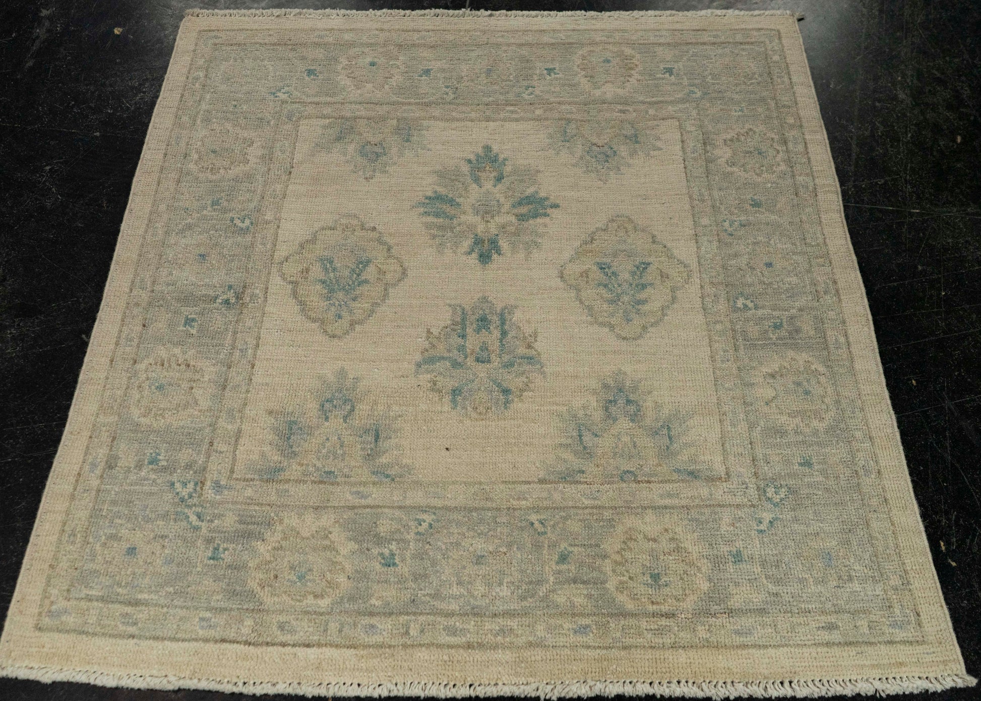 Oushak Square Rug 2'11" x 3'  #21348