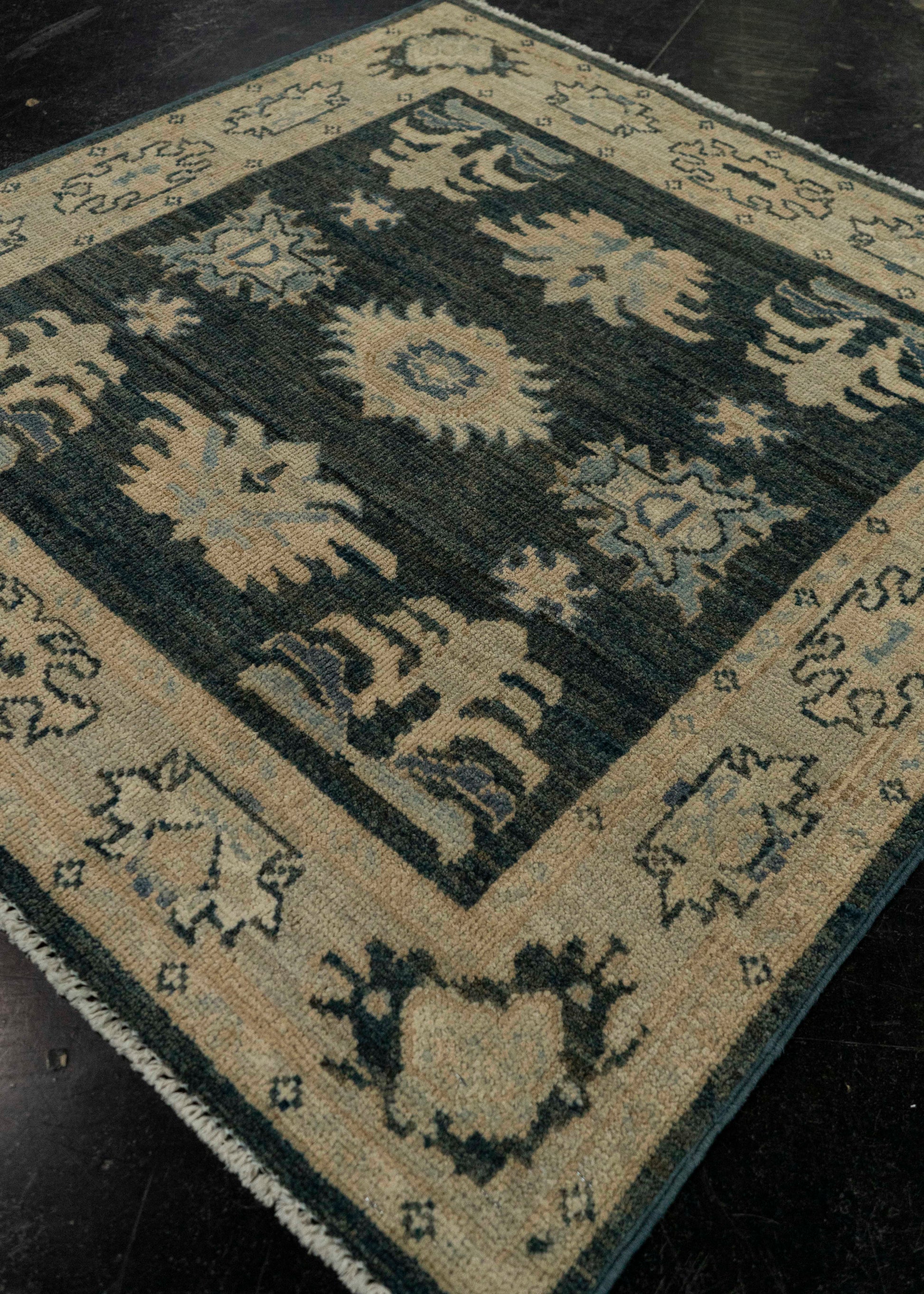Oushak Square Rug 3' x 3'1"  #21346