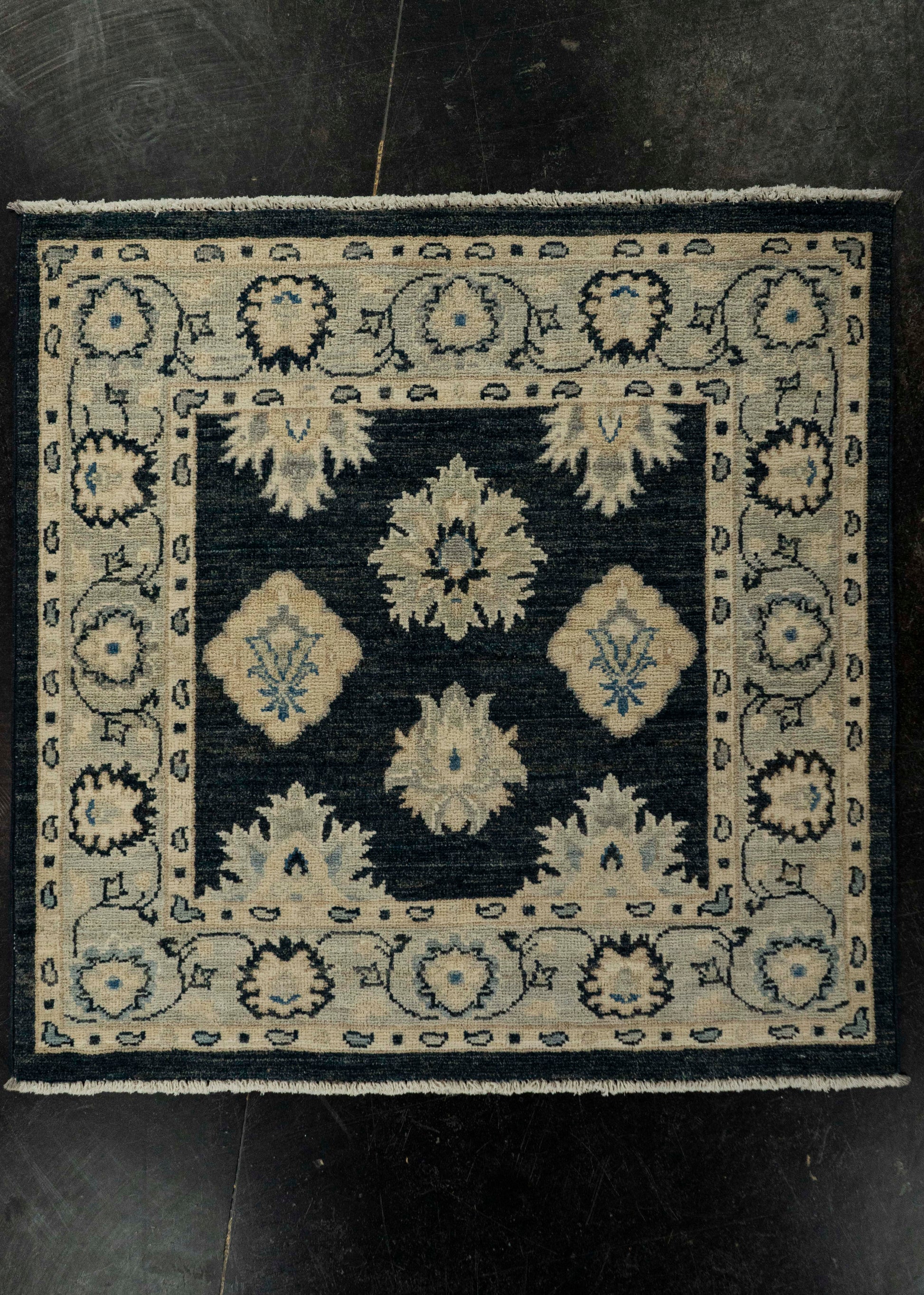 Oushak Square Rug 3' x 2'11"  #21347