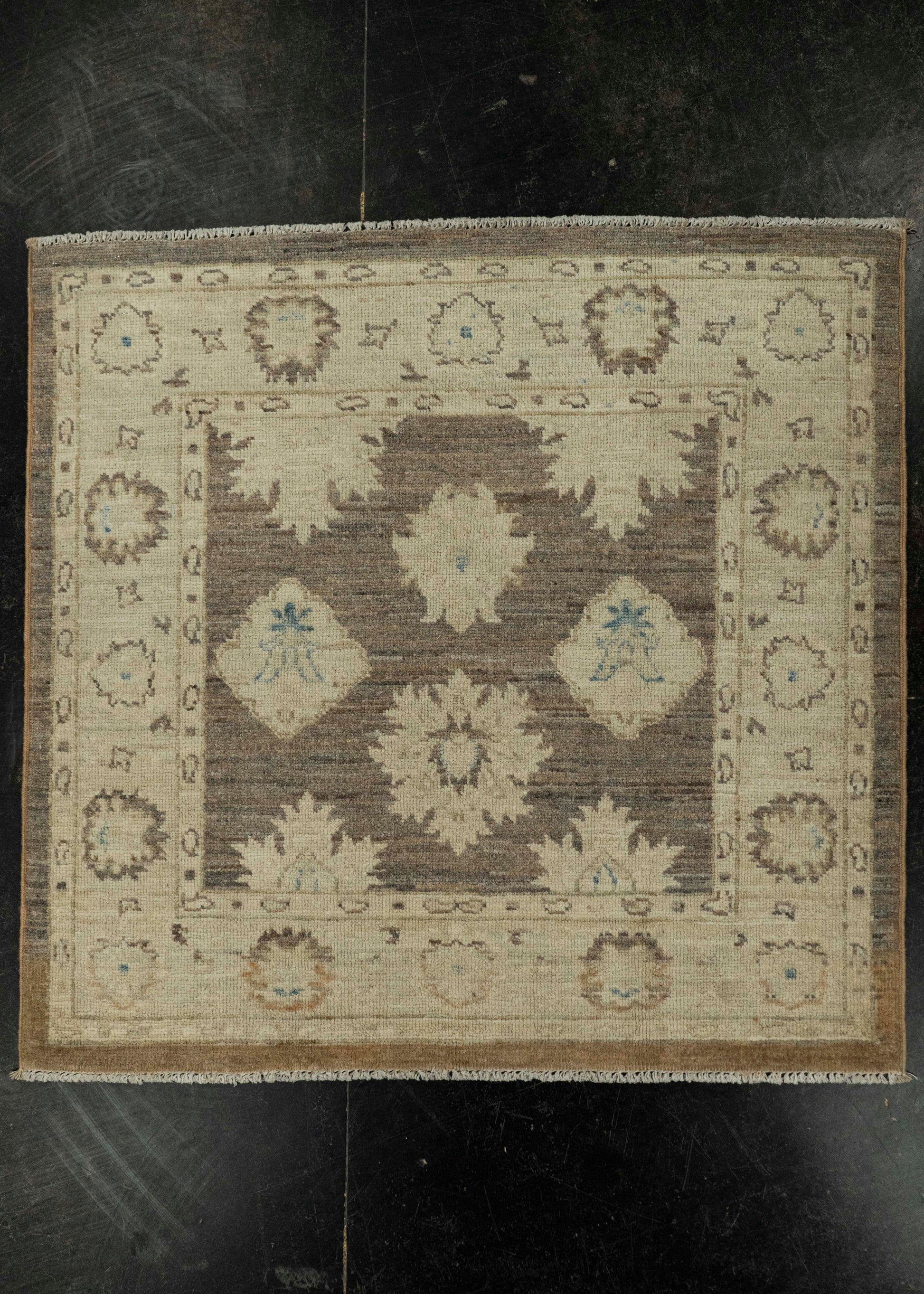 Oushak Square Rug 3'2" x 3'  #21345