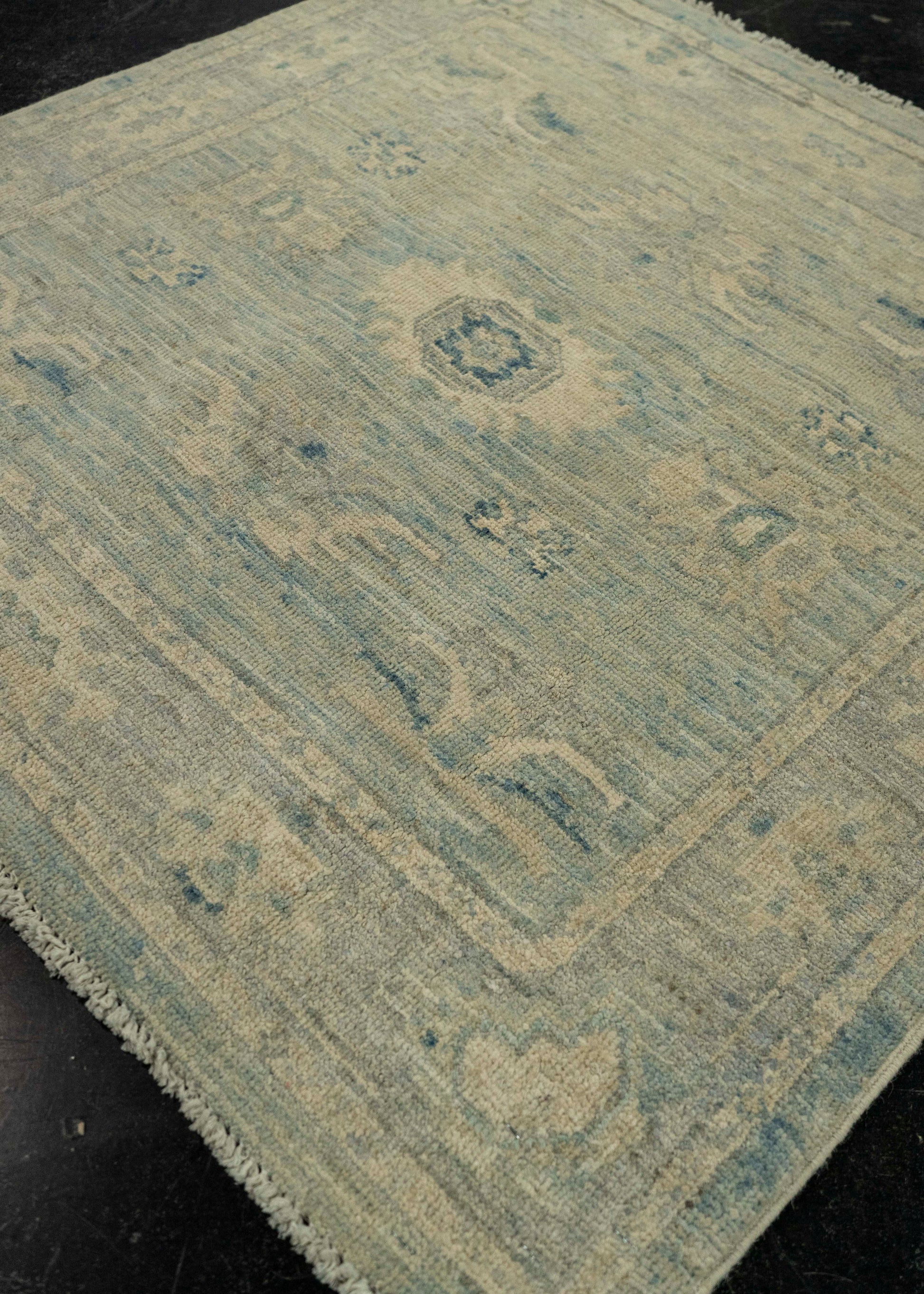 Oushak Square Rug 3'1" x 3'1"  #21344