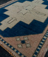 Turkish Mini Rug Oriental Hand Knotted Vintage Rug 1'10" x 2'5" #20619