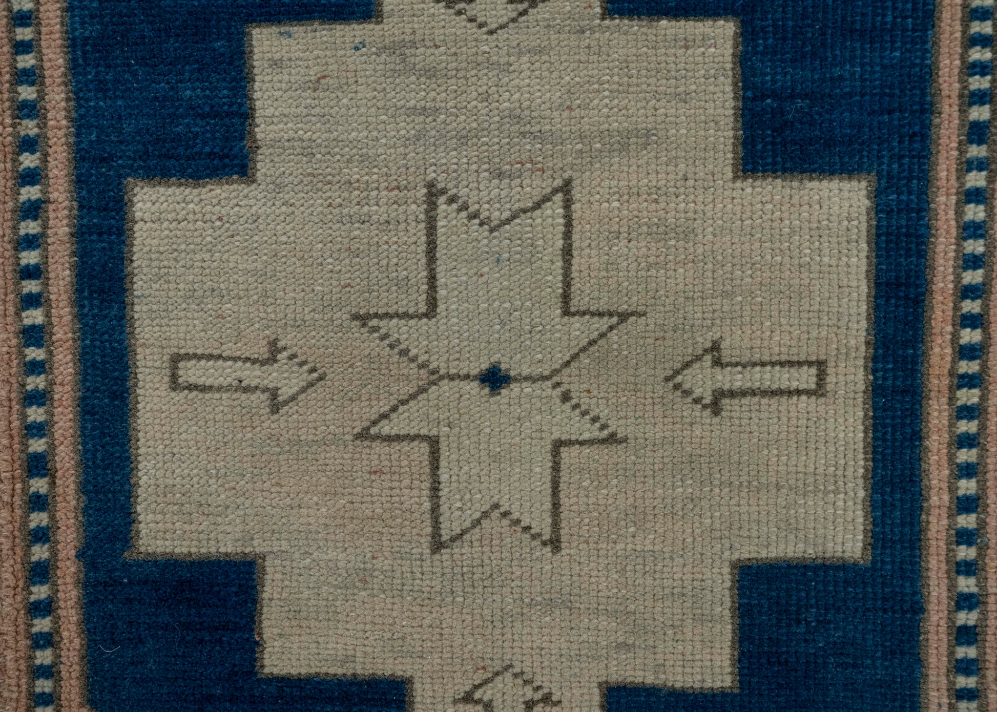 Turkish Mini Rug Oriental Hand Knotted Vintage Rug 1'10" x 2'5" #20619