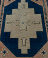 Turkish Mini Rug Oriental Hand Knotted Vintage Rug 1'10" x 2'5" #20619