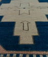 Turkish Mini Rug Oriental Hand Knotted Vintage Rug 1'10" x 2'5" #20619
