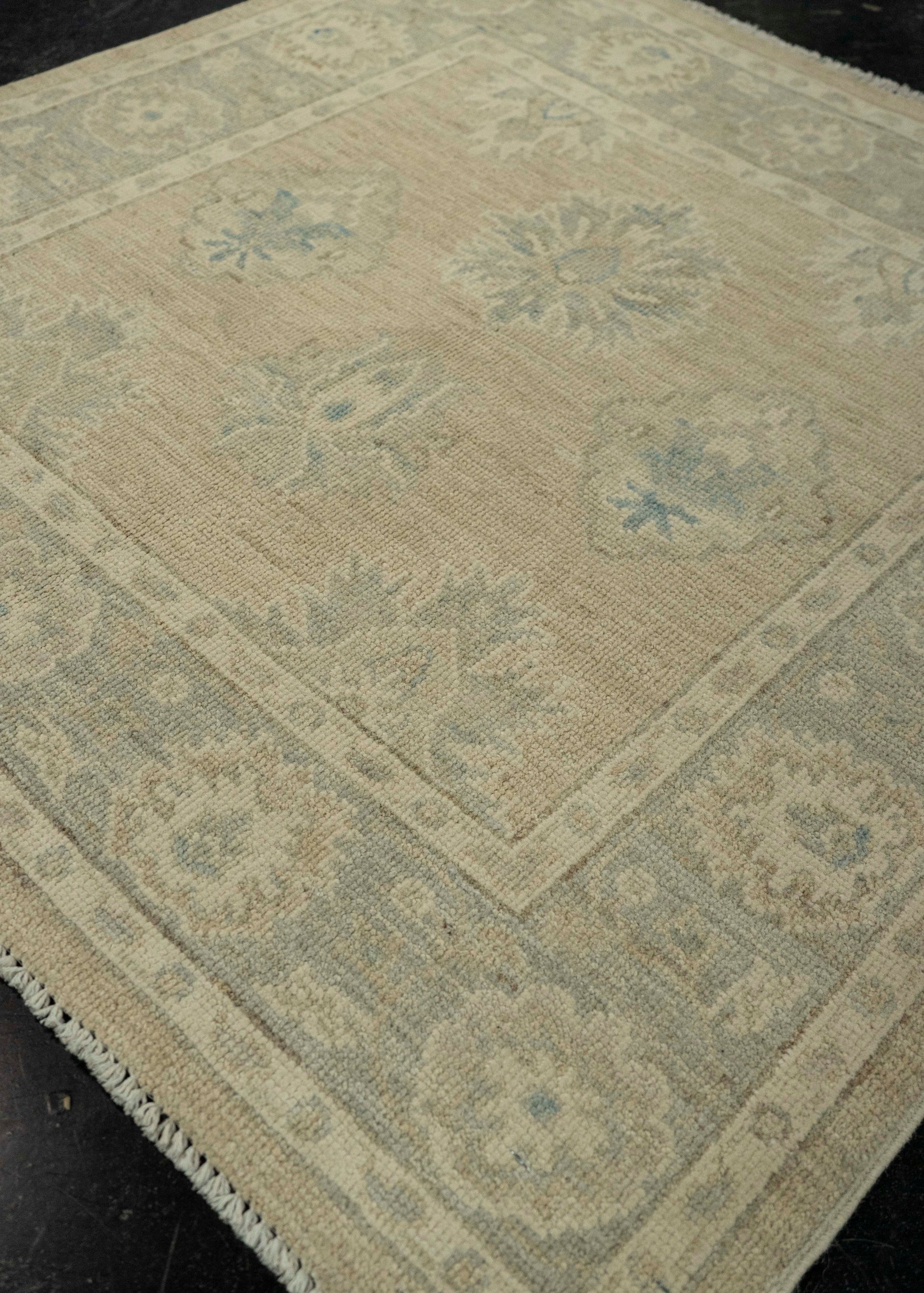 Oushak Square Rug 3'2" x 3'2"  #21343