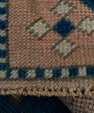 Turkish Mini Rug Oriental Hand Knotted Vintage Rug 1'10" x 2'5" #20619