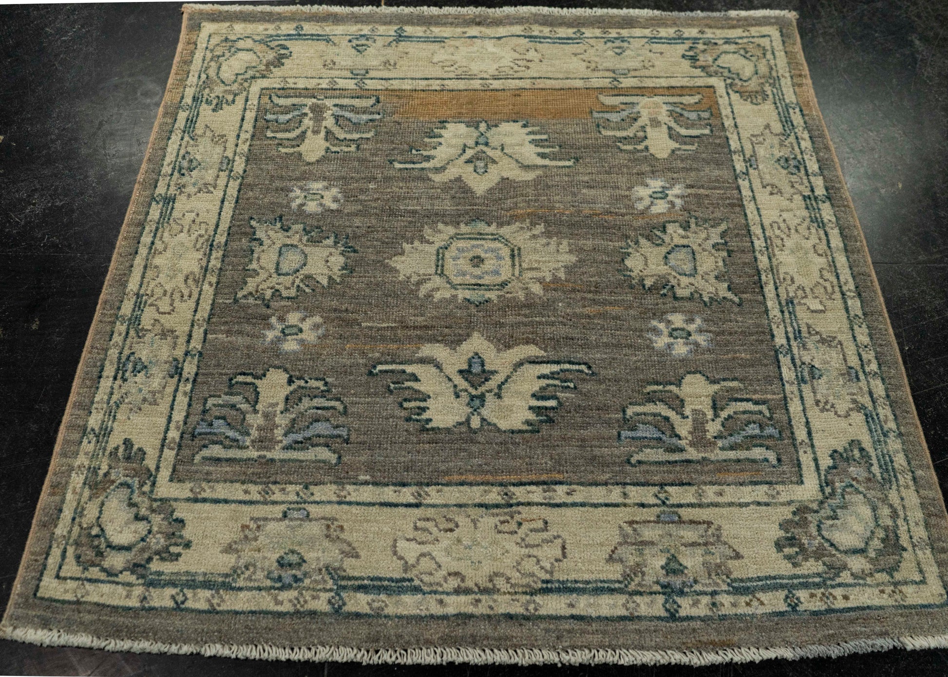 Oushak Square Rug 3' x 3' #21352