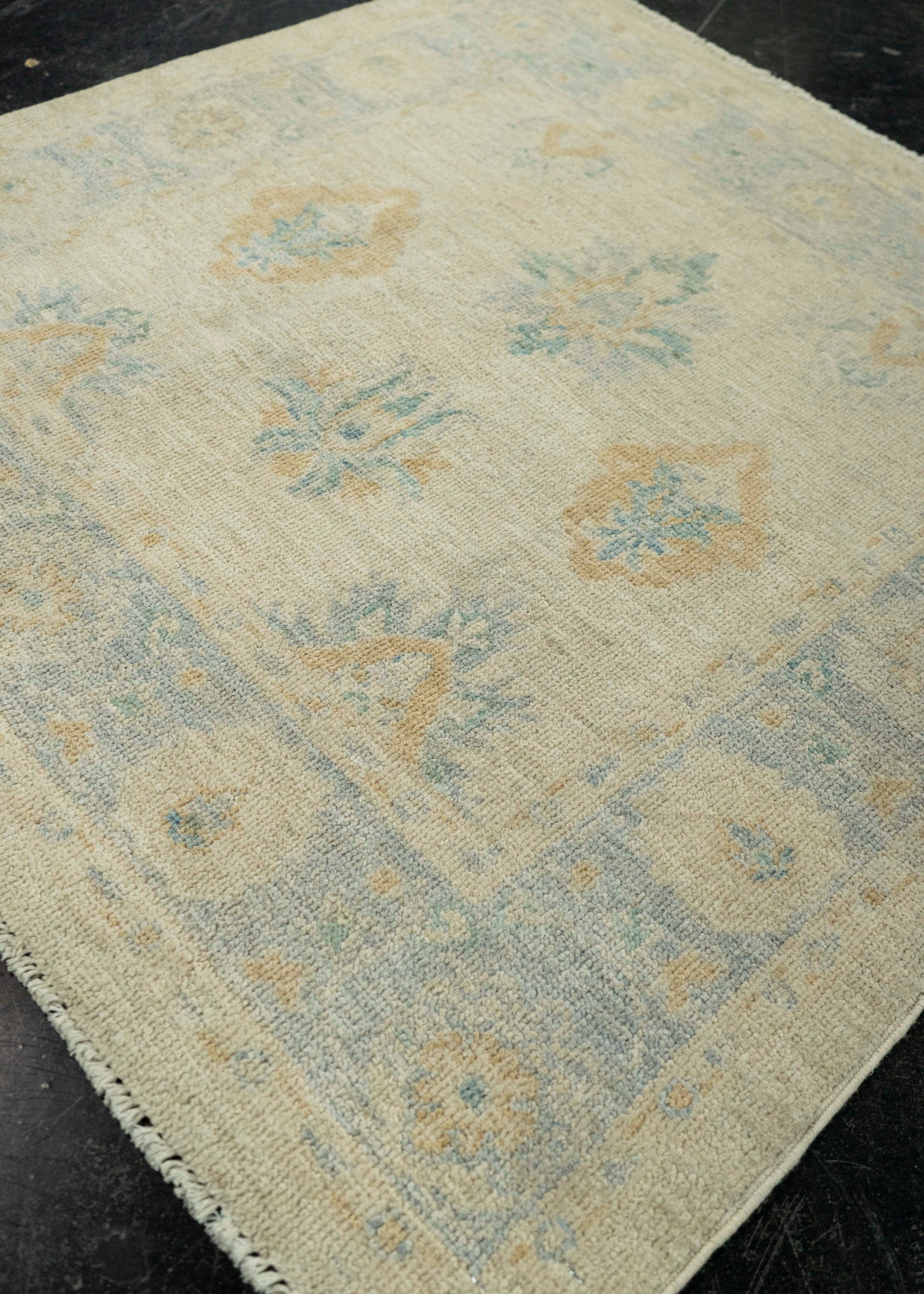 Oushak Square Rug 3'2" x 3'2"  #21350