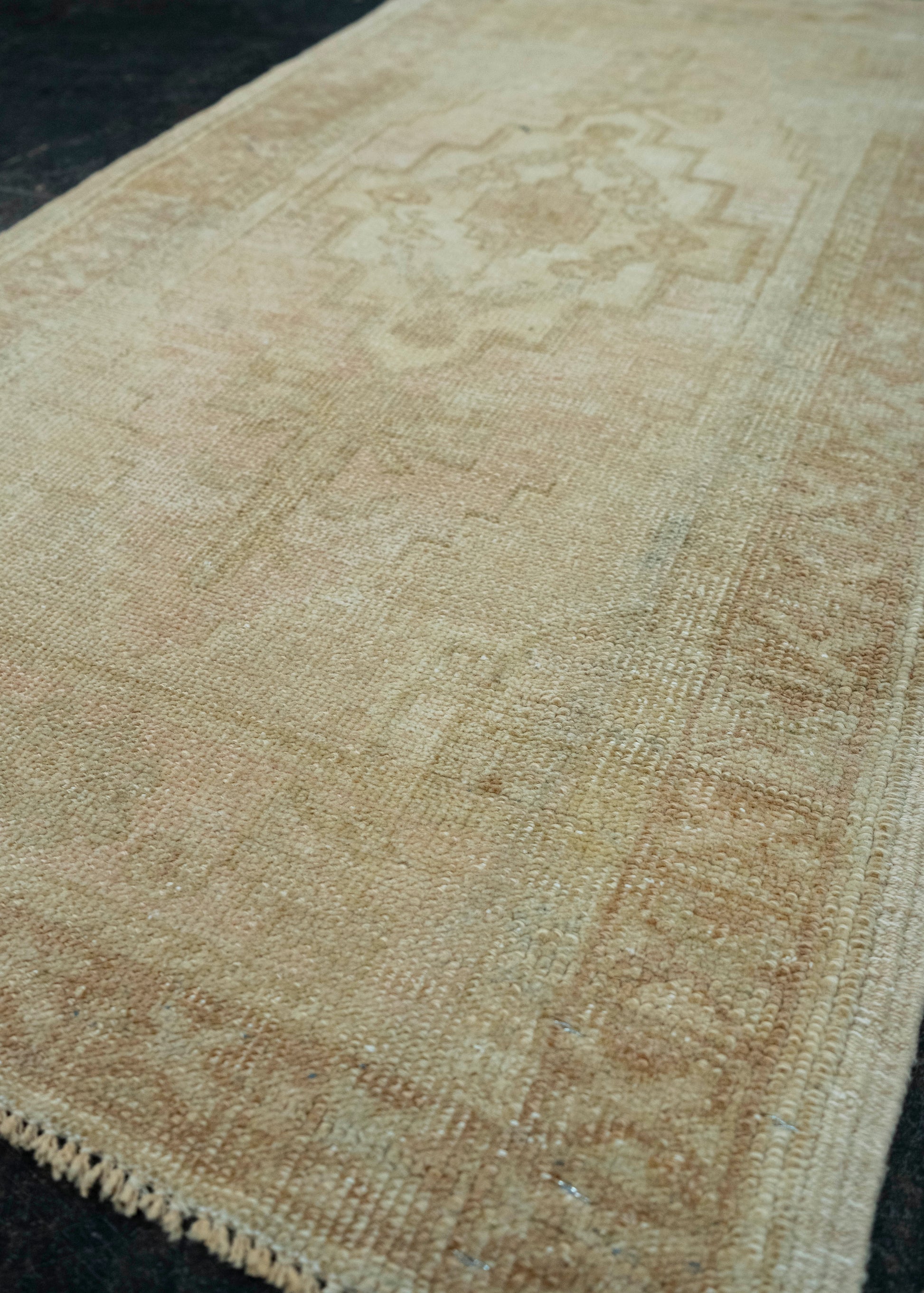 Turkish Mini Rug Oriental Hand Knotted Vintage Rug 1'8" x 3'7" #20624