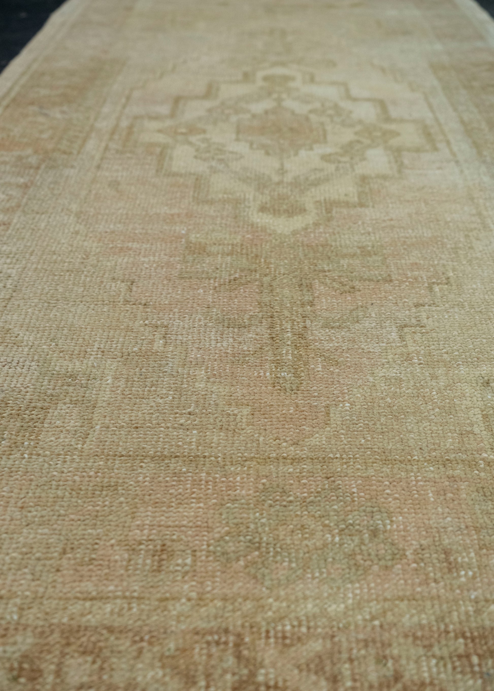 Turkish Mini Rug Oriental Hand Knotted Vintage Rug 1'8" x 3'7" #20624