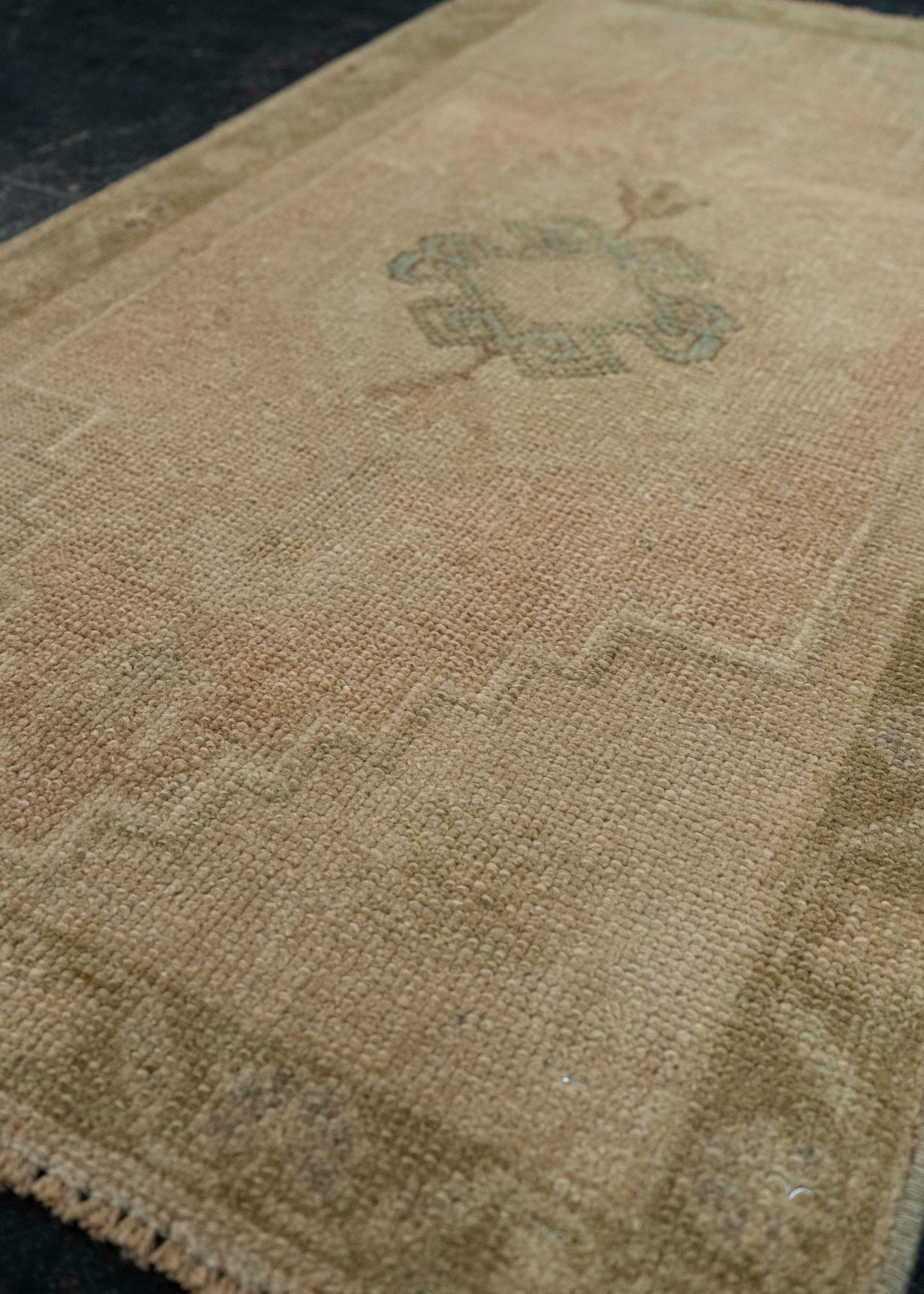 Turkish Mini Rug Oriental Hand Knotted Vintage Rug 1'9" x 3'5" #20622