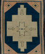 Turkish Mini Rug Oriental Hand Knotted Vintage Rug 1'10" x 2'5" #20618