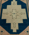 Turkish Mini Rug Oriental Hand Knotted Vintage Rug 1'10" x 2'5" #20618