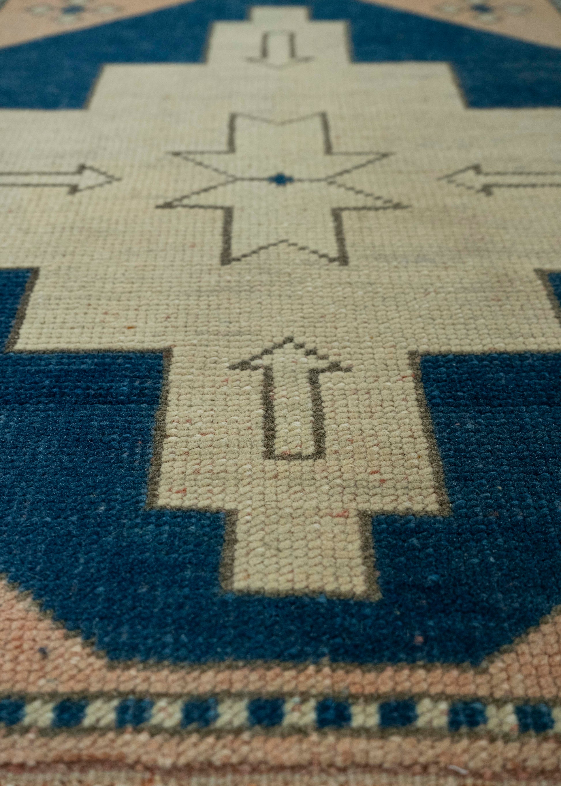 Turkish Mini Rug Oriental Hand Knotted Vintage Rug 1'10" x 2'5" #20618