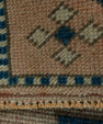 Turkish Mini Rug Oriental Hand Knotted Vintage Rug 1'10" x 2'5" #20618