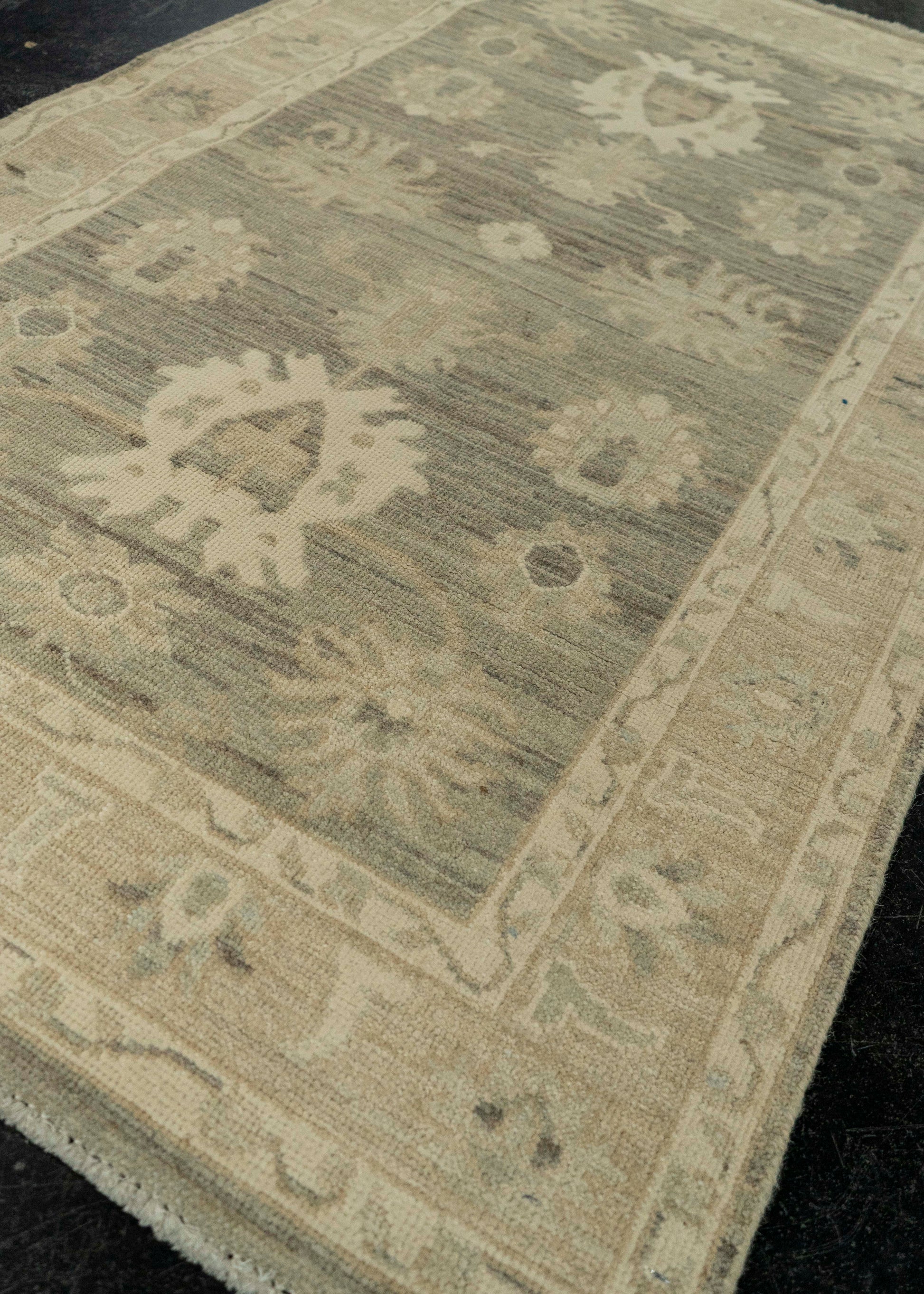 Oushak Rug 3'1" x 5'2" #21376
