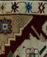 Turkish Mini Rug Oriental Hand Knotted Vintage Rug 1'7" x 2'6" #20630