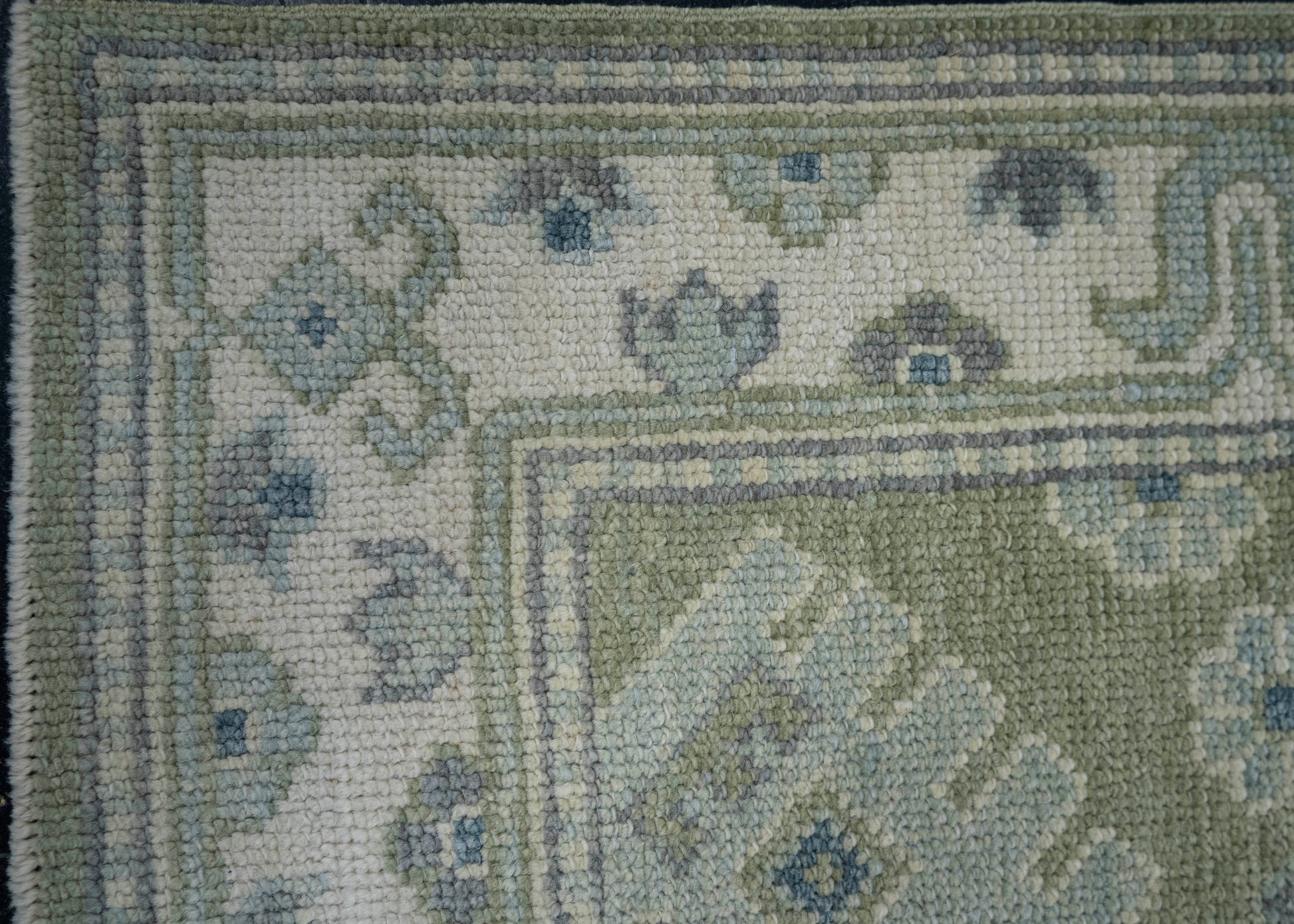 Turkish Oushak Rug 3' x 12'3" #19225
